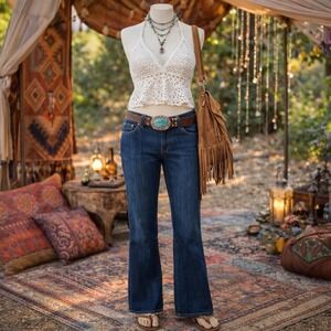 👖NWT Levi's 550 Relaxed Bootcut‎ Jeans Women's 12 Medium Dark Wash Cowgirl Y2K